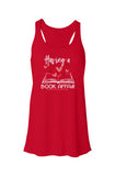 Flowy Racerback Tank - Affair Red/White