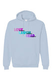 Unisex Hoodie - Love Light Blue