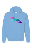 Unisex Hoodie - Love Light Blue