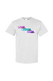 Gildan Cotton T Shirt - Love White