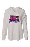 Womens Lightweight Hooded Sweatshirt - Bone