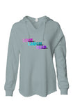 Womens Lightweight Hooded Sweatshirt - Love Sage