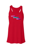 Flowy Racerback Tank - Love Red