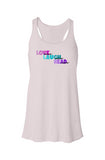 Flowy Racerback Tank - Love Pink