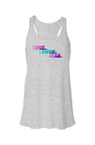 Flowy Racerback Tank - Love Heather Grey