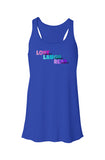 Flowy Racerback Tank - Love Royal Blue